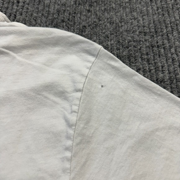 ODA One Day Away Womens Shirt Size XXL White Palm Tree Wave Casual Short Sleeve - Picture 7 of 8